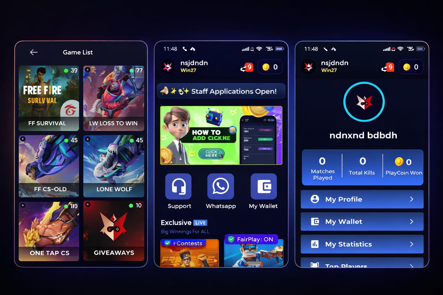 🔥 TOP-RATED TOURNAMENT APPS BUILT FOR FREE FIRE, BGMI & BEYOND